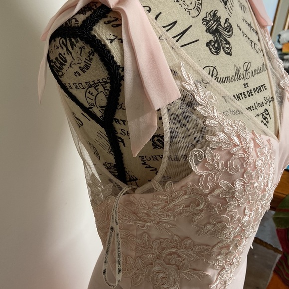 Chi Chi London Soft Pink Ruffle Dress - Picture 3 of 7